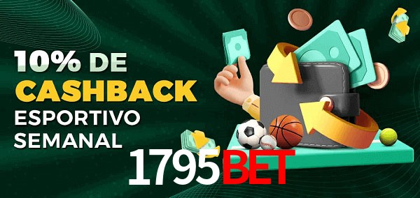 10% de bônus de cashback na 1795bet